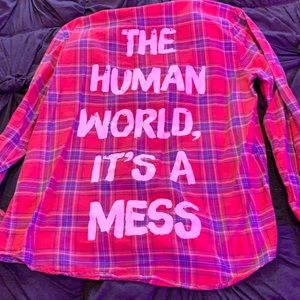 Cakeworthy Little Mermaid Flannel - size M